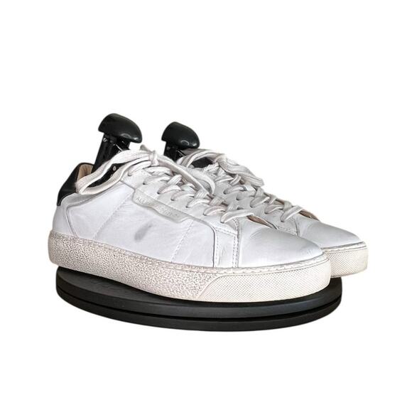 Womens AllSaints Sheer Low Top Classic Sneakers Size 7 White - Picture 3 of 6